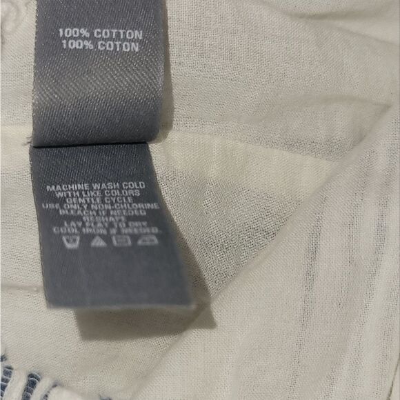 NWOT Aerie Smocked Gauze Frayed Hem Gauze Boho Skirt M - Picture 9 of 10